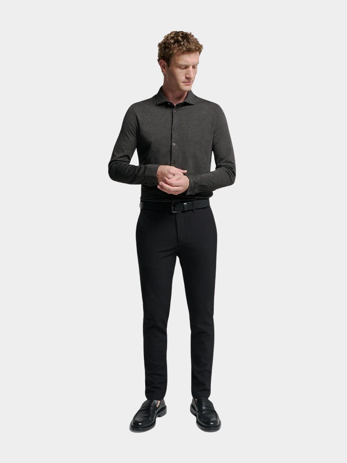 No Excess Casual hemd lange mouw Grijs  25410780/103