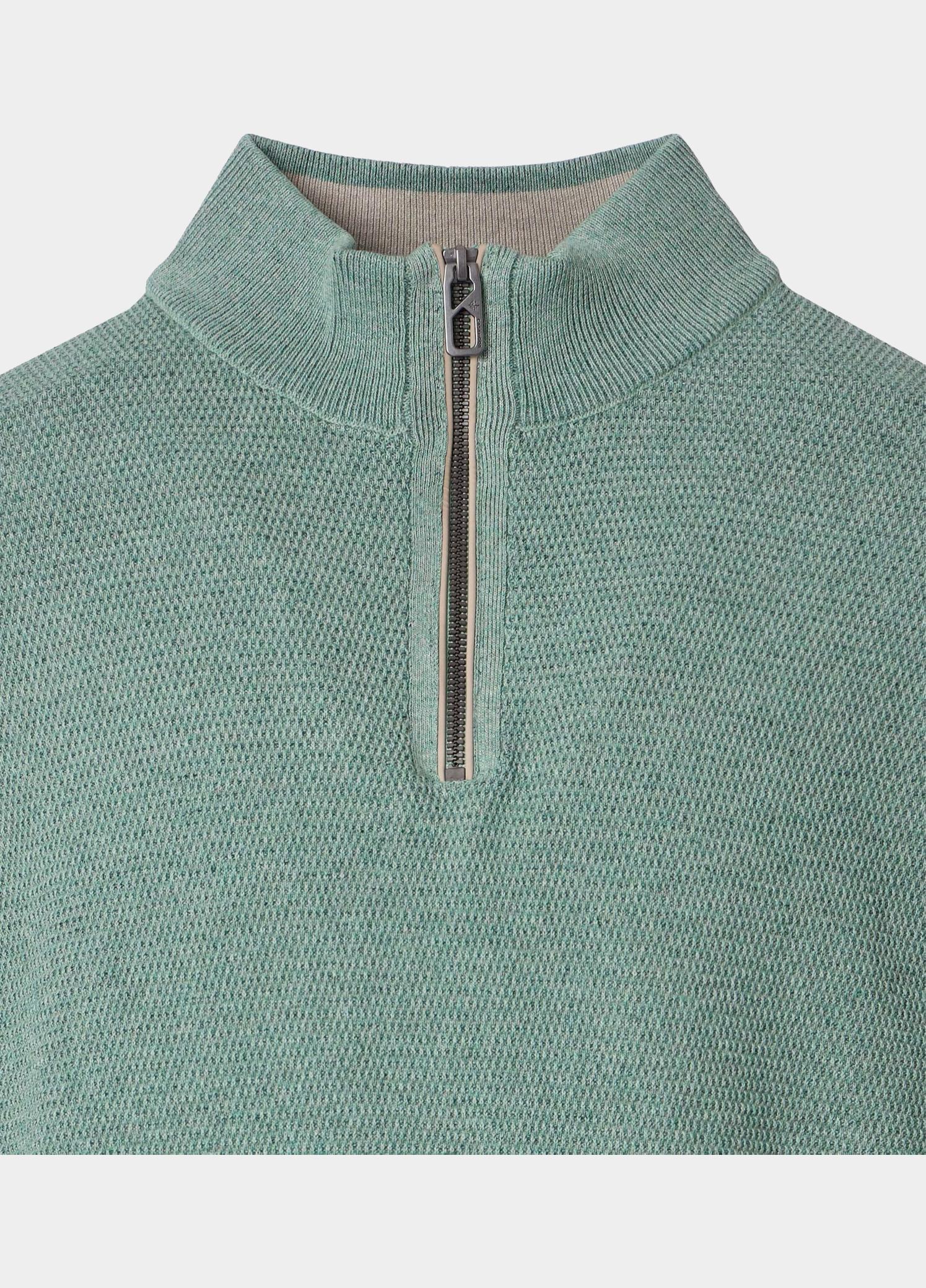 Casamoda Vest heren Groen Stricktroyer SNOS 454479000/323