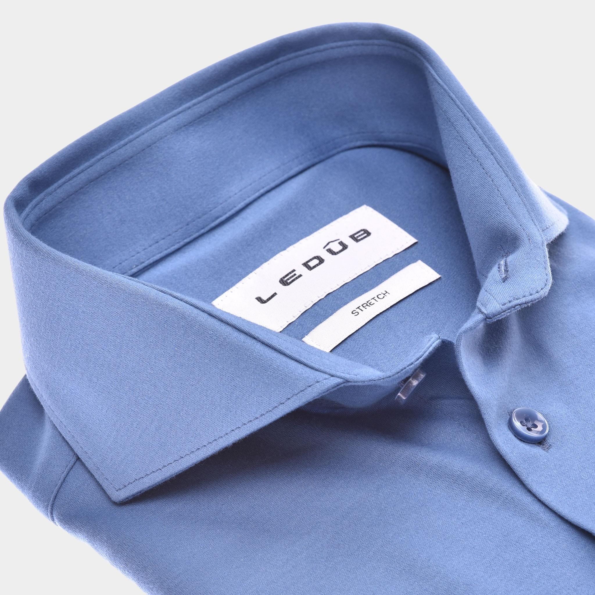 Ledub Business hemd lange mouw Grijs  0142965/155-000-000