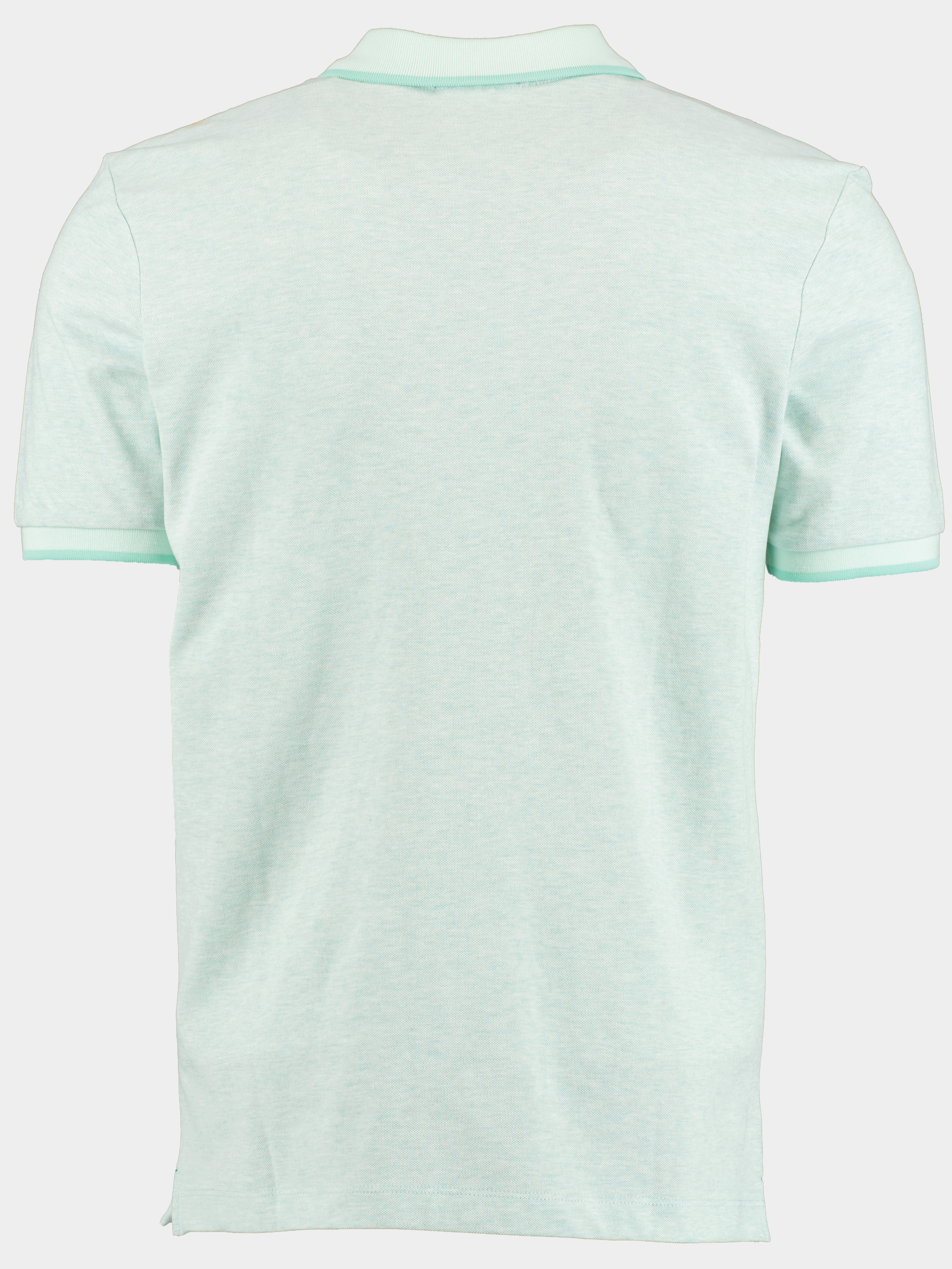 Scotch & Soda Polo korte mouw Groen Melange polo with tonal logo 171722/0829