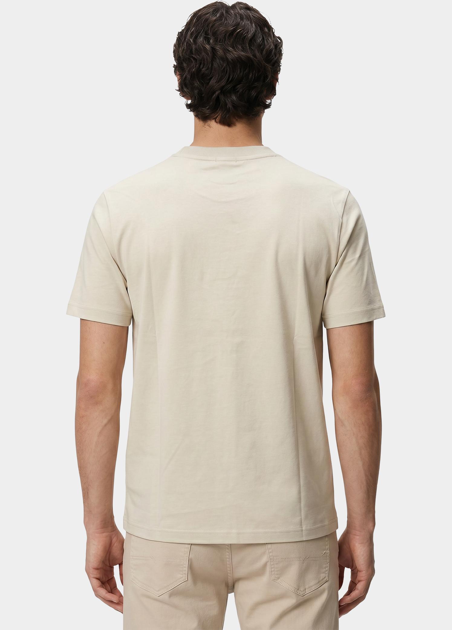 BOSS Green T-shirt heren Beige TS_Iconic Logo 10273332 01 50553636/272