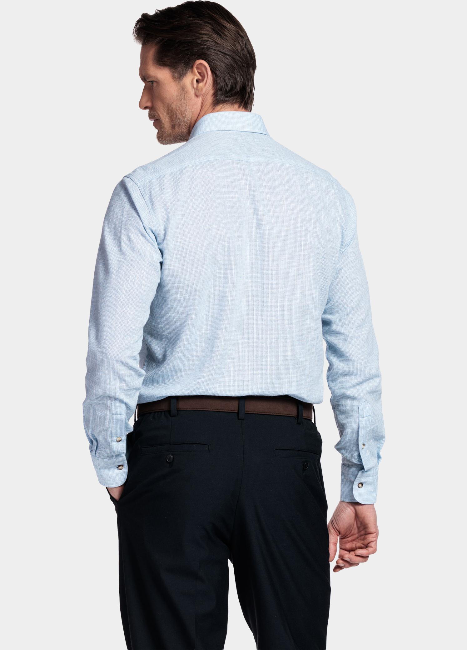 Giordano Overhemd heren Blauw Ivy Long Sleeve Button Down S 617110/61