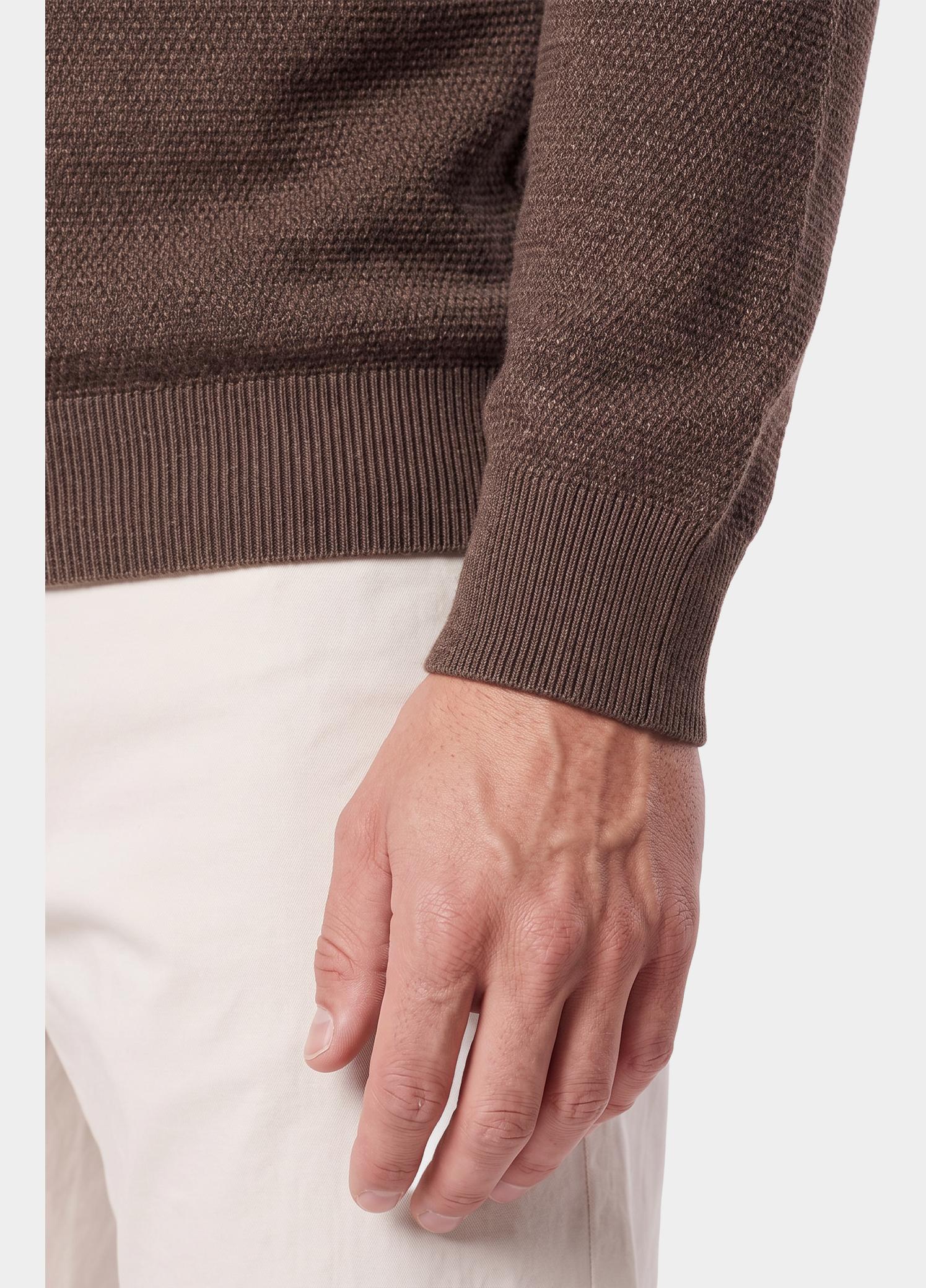 Casamoda Half Zip Bruin Stricktroyer SNOS 454479000/677