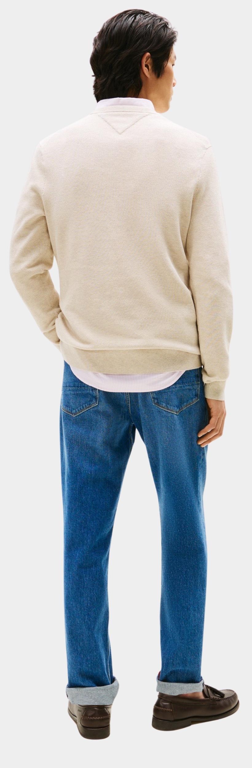 Tommy Hilfiger Pullover Beige Essential Structure MW0MW36347/HGF