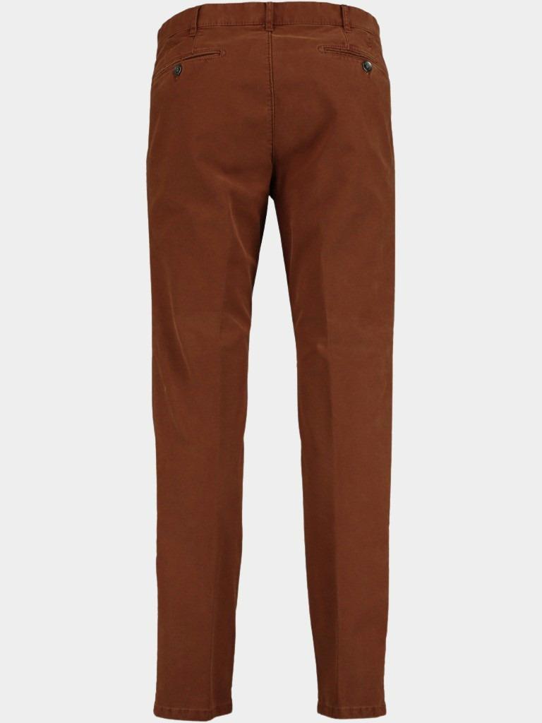 Meyer Katoenen Broek Bruin Chino rio cognac modern fit 3242757490/48