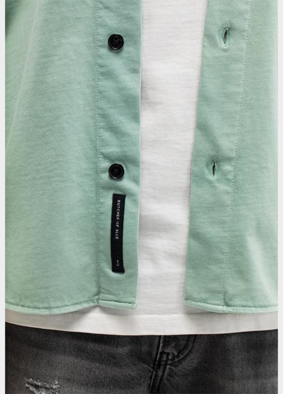 Butcher of Blue Overshirt Groen Phil M2613043/118