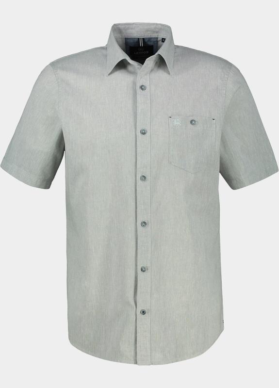 Lerros Casual hemd korte mouw Grijs  2642025/228