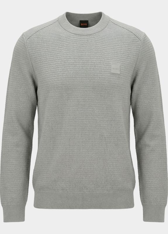 BOSS Orange Pullover Grijs Anion_S 10265864 01 50527584/070