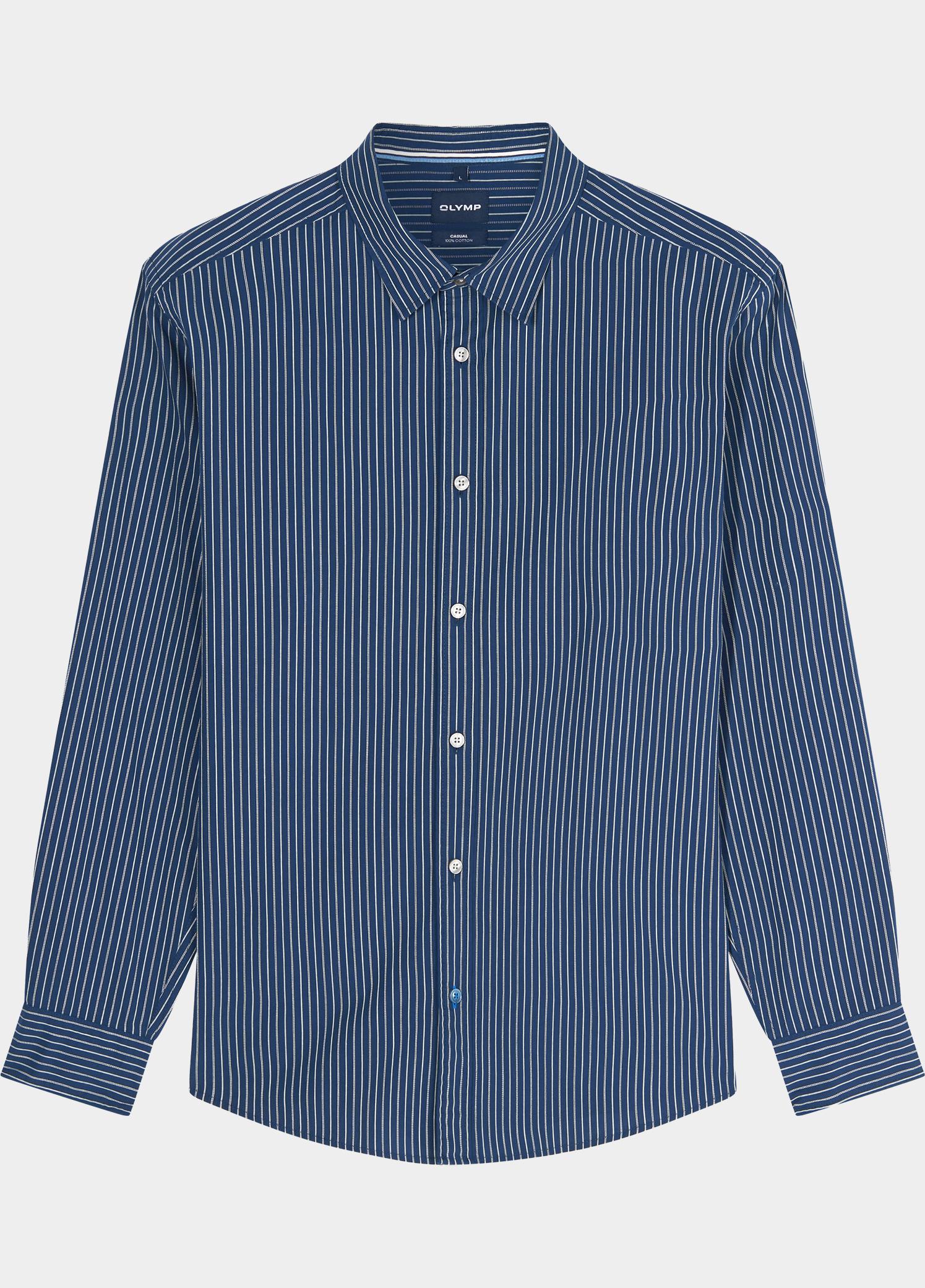 Olymp Overhemd heren Blauw OLYMP Casual 400624/18
