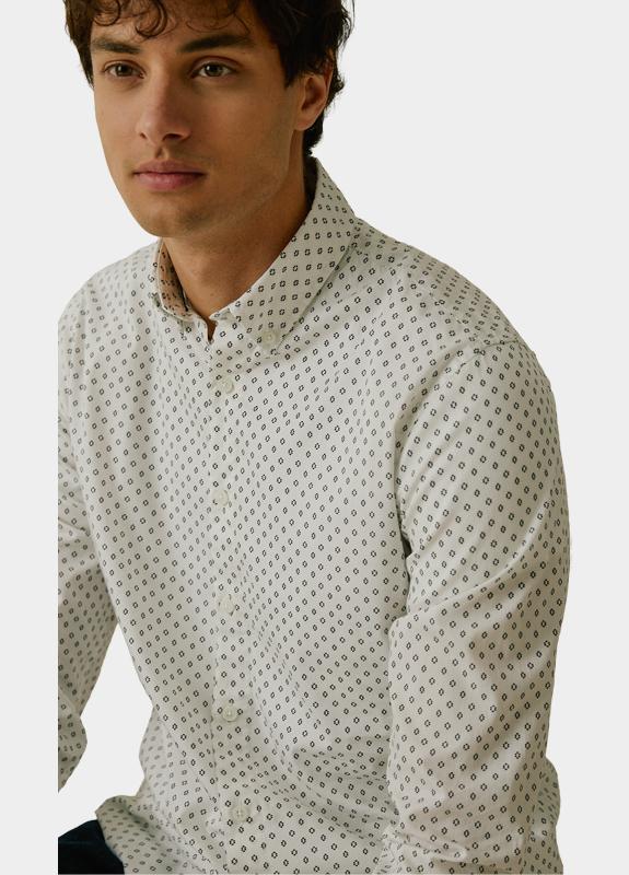 Basefield Overhemd heren Wit  219018304/105