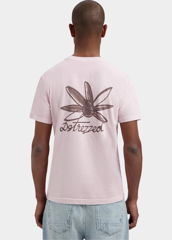 Dstrezzed T-shirt korte mouw Paars Nickolas Tee 203054-SS26/462