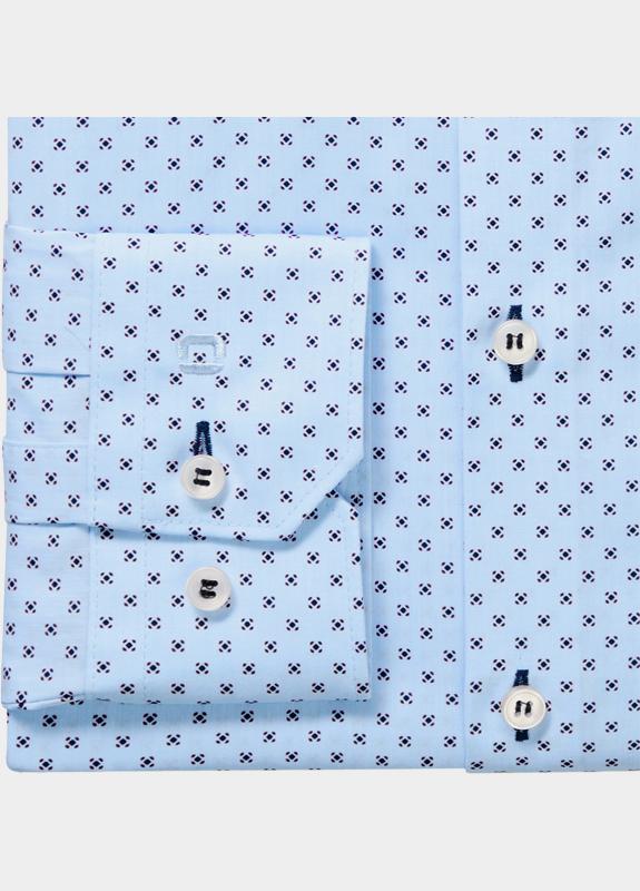 Olymp Zakelijk overhemd heren Blauw No. Six 250414/11