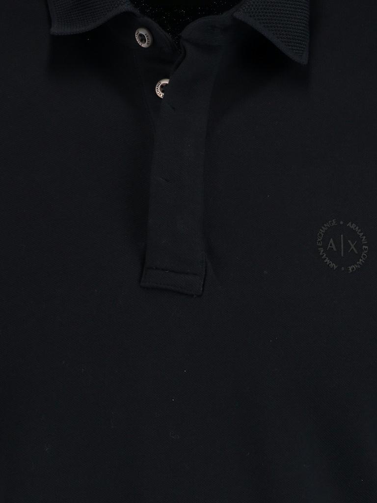 Armani Exchange Polo lange mouw Blauw Polo Donkerblauw Regular FIt 8NZF79.ZJ81Z/1510