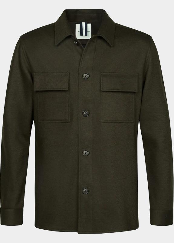 Profuomo Overshirt Groen  PPWF30002/A