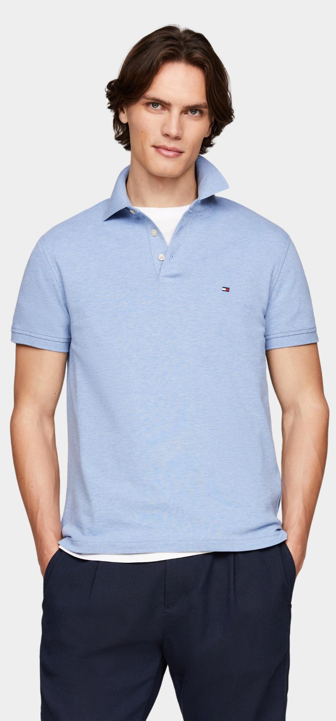 Tommy Hilfiger Polo korte mouw Blauw 1985 Slim Polo MW0MW17771/DCV