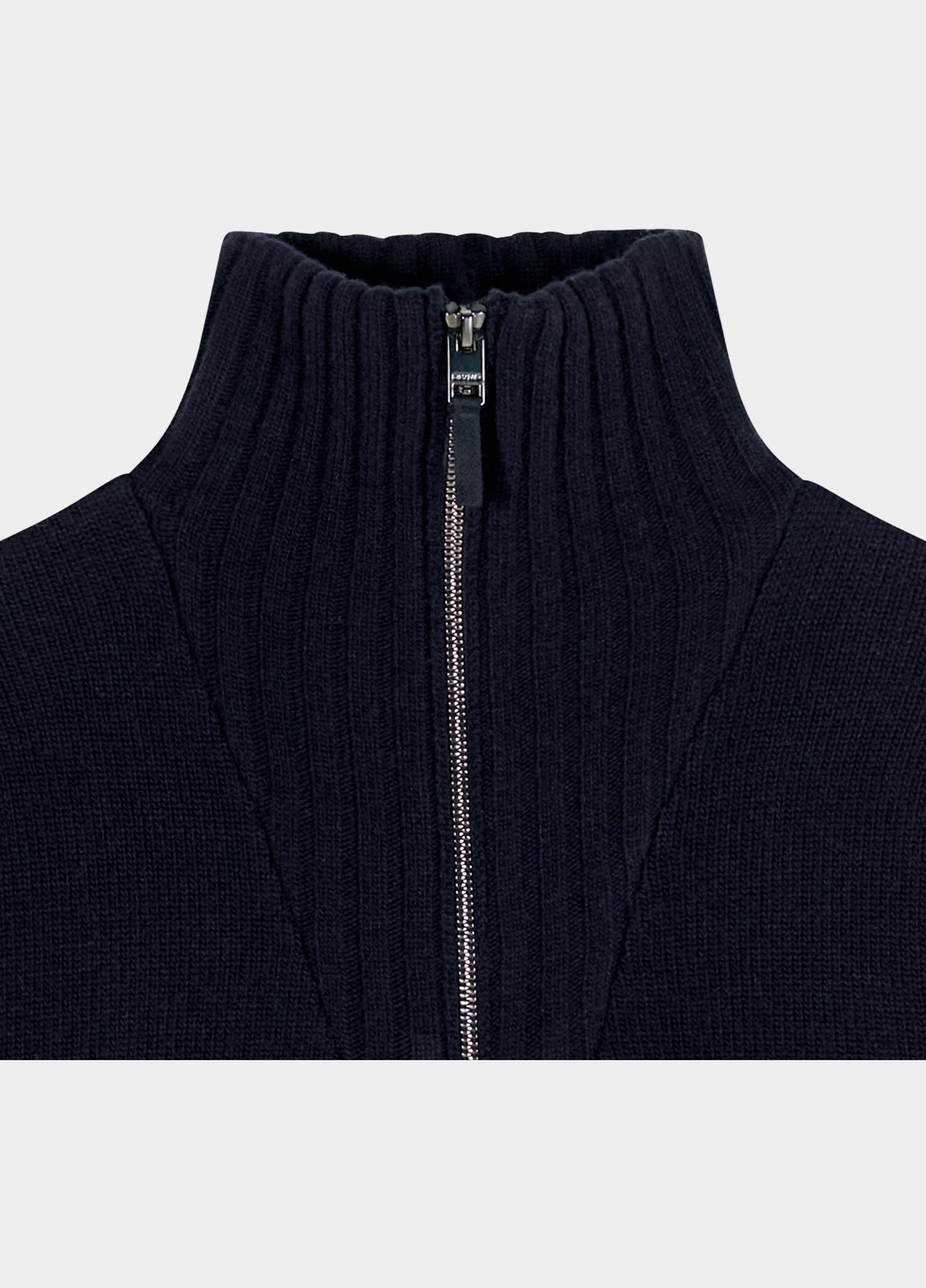 Olymp Vest heren Blauw Jacke Strick 532326/18