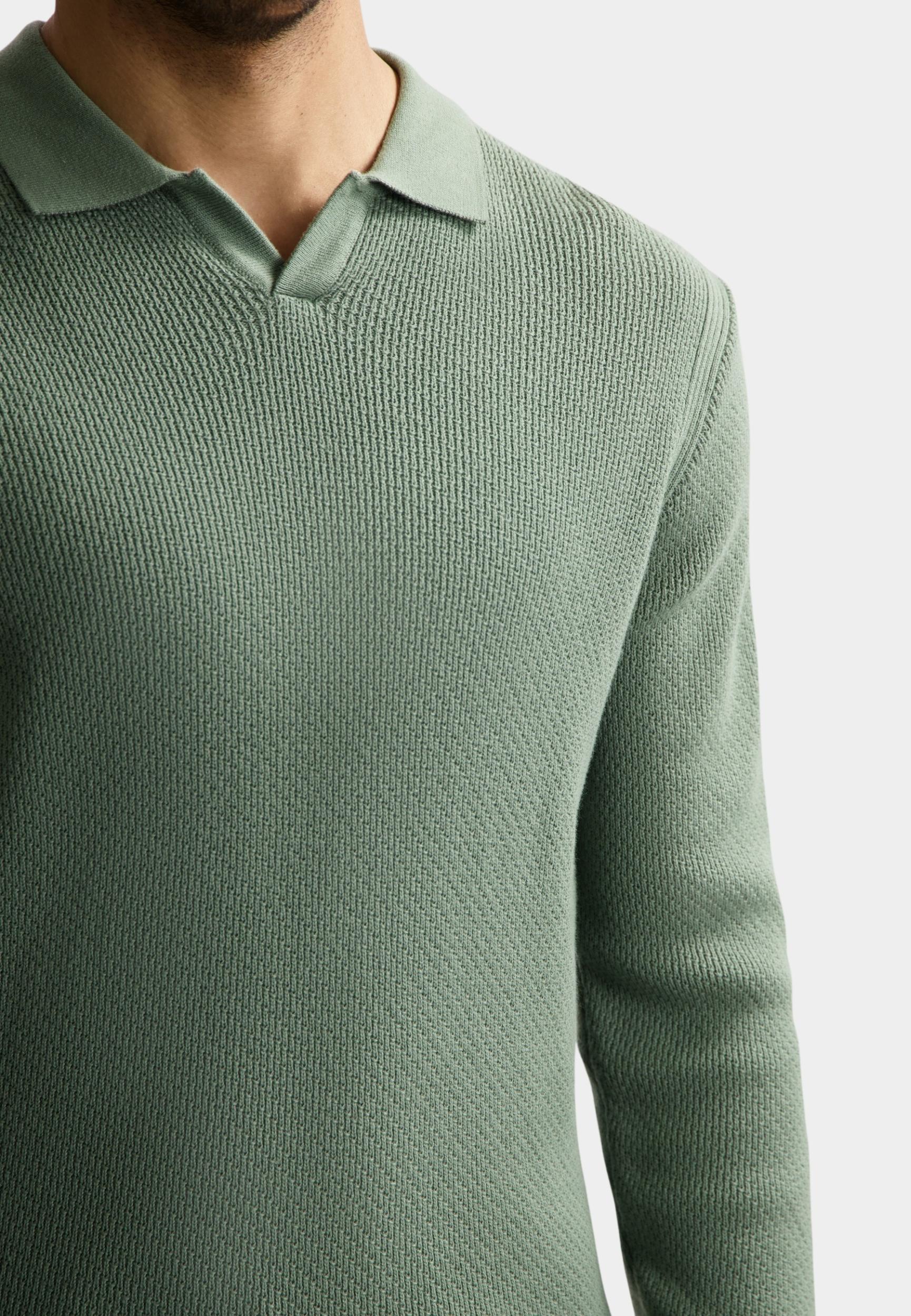 Dstrezzed Polo lange mouw Groen Kostas Longsleeve Polo 405934/544