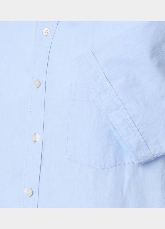 Casamoda Casual hemd korte mouw Blauw Kent Casual Fit 1/2Arm 126130311/100