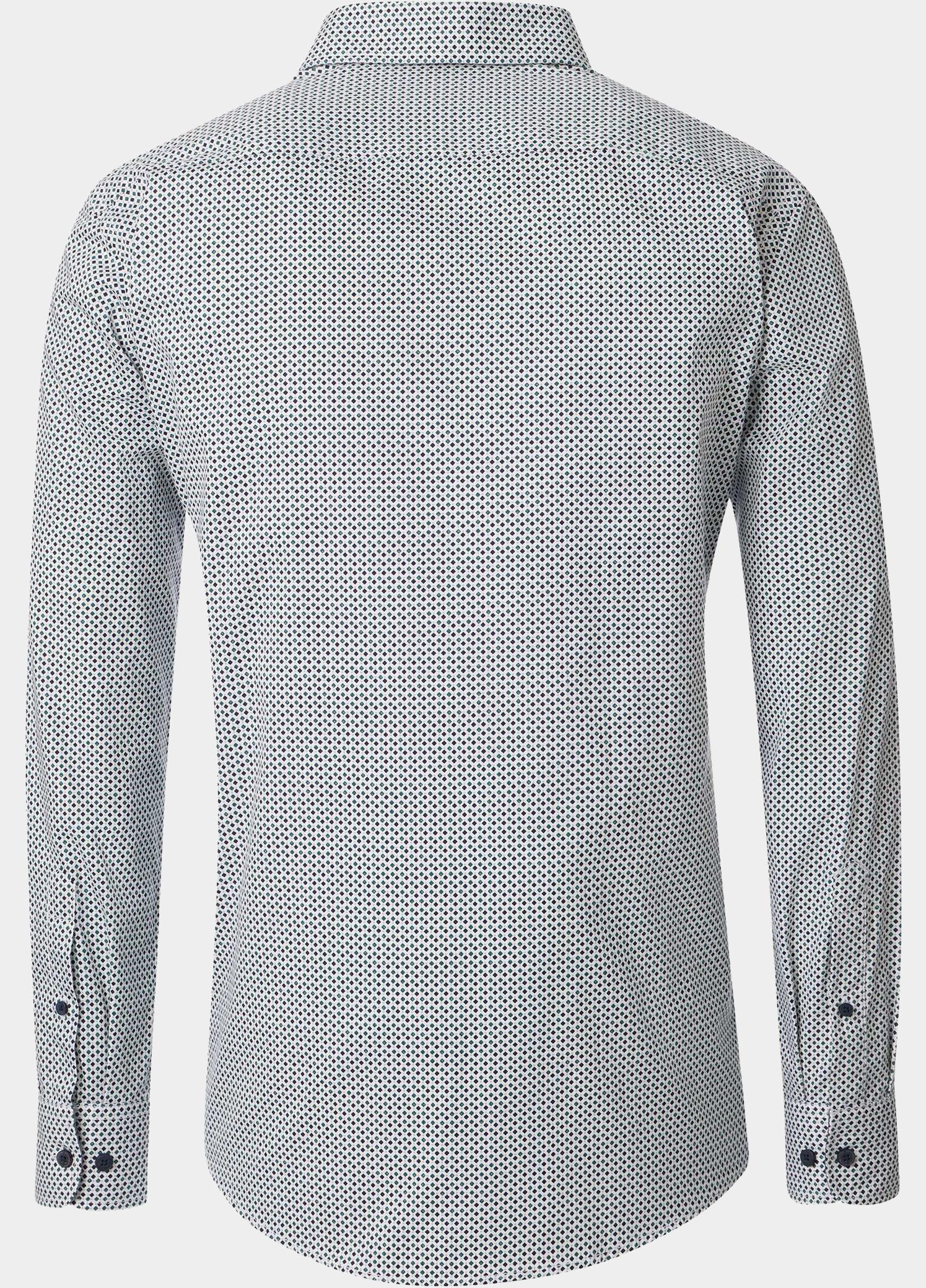Casamoda Overhemd heren Blauw B.D. Casual Fit 454390200/150
