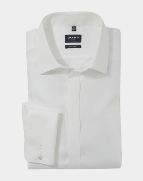 Olymp Business hemd lange mouw Beige 0750/65 Hemden 075065/20