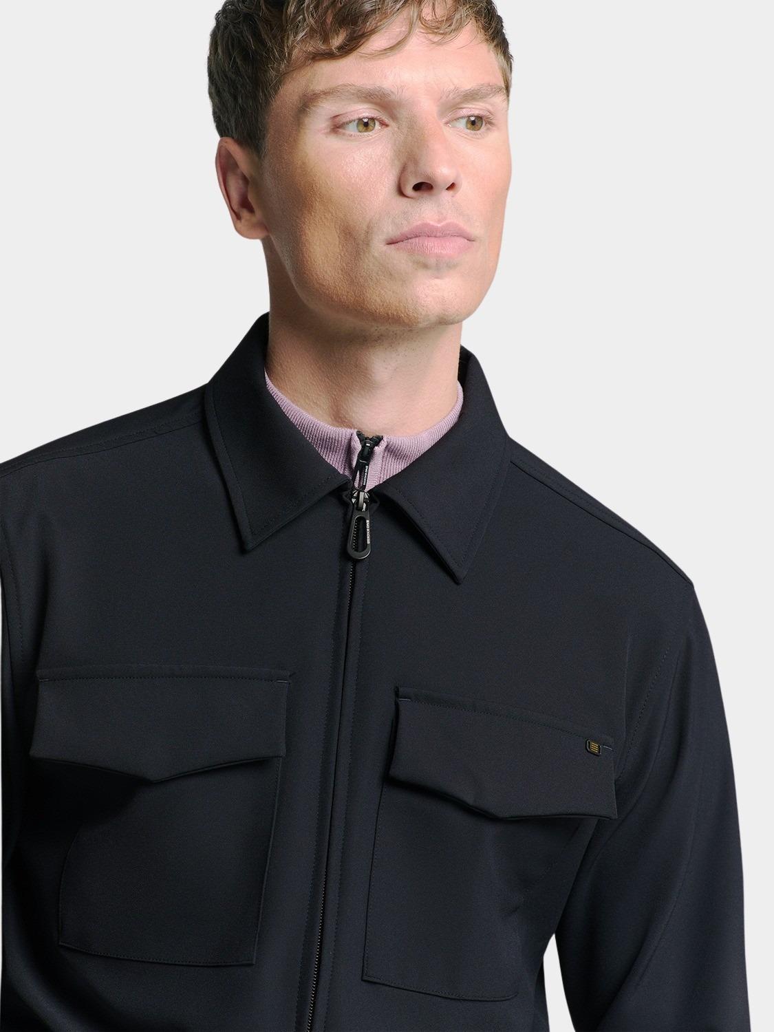 No Excess Overshirt Blauw  27510104/078