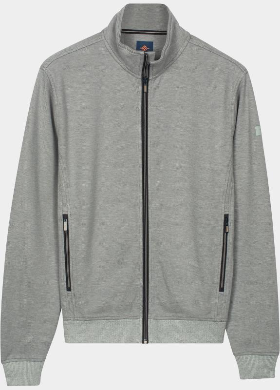 Baileys sweatvest heren Grijs Sweat Cardigan Zip  2-tone 612246/93