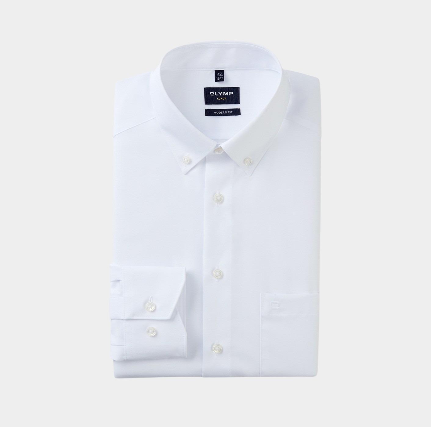 Olymp Business hemd lange mouw Wit Luxor 030364/00