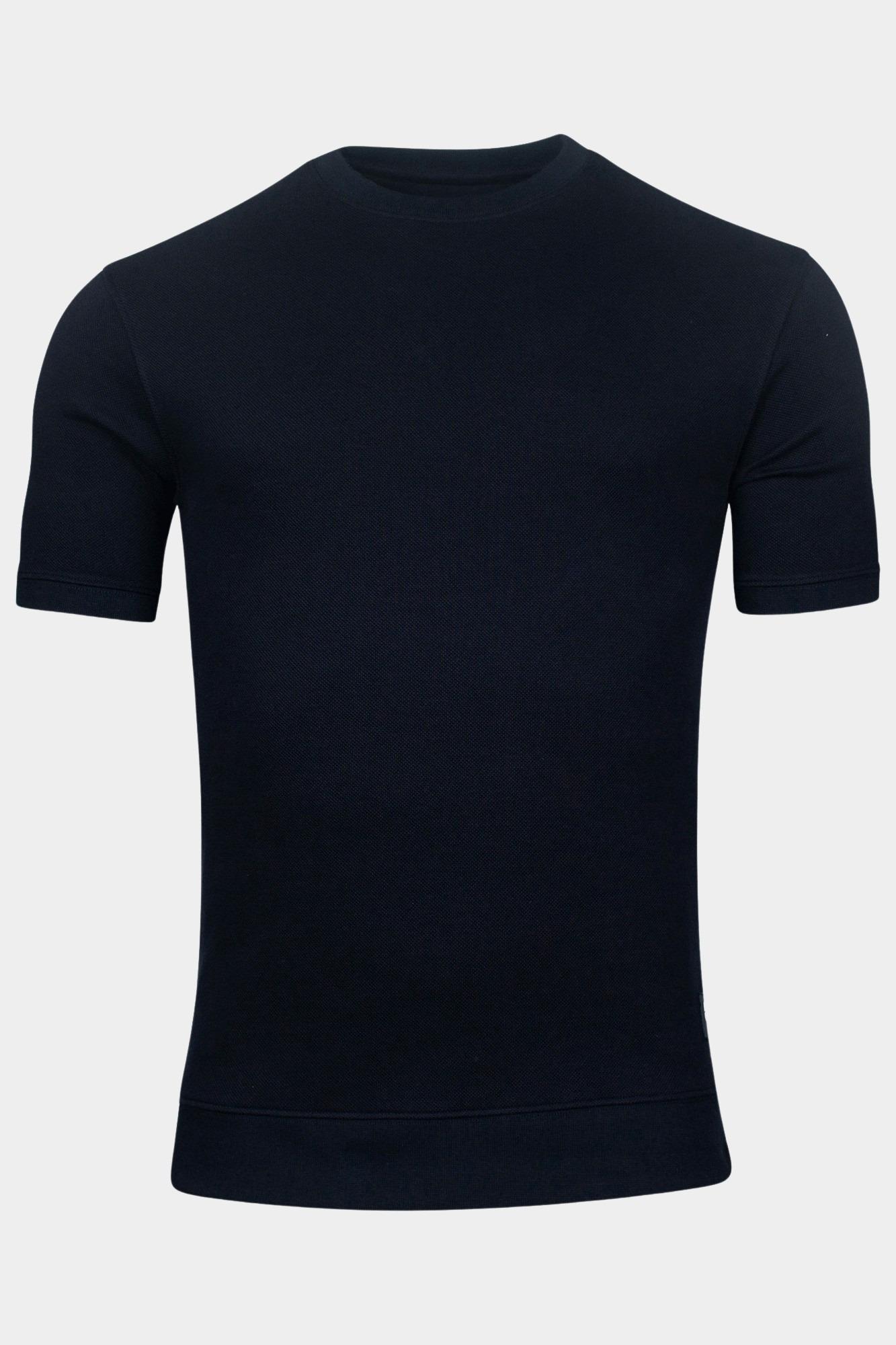 Giordano T-shirt korte mouw Blauw Amalfi short sleeve sweat dou 513802/60
