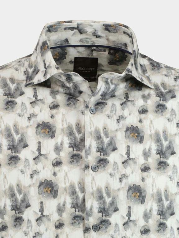 Innocente Business hemd lange mouw Grijs  Overhemd Innocente/Grey