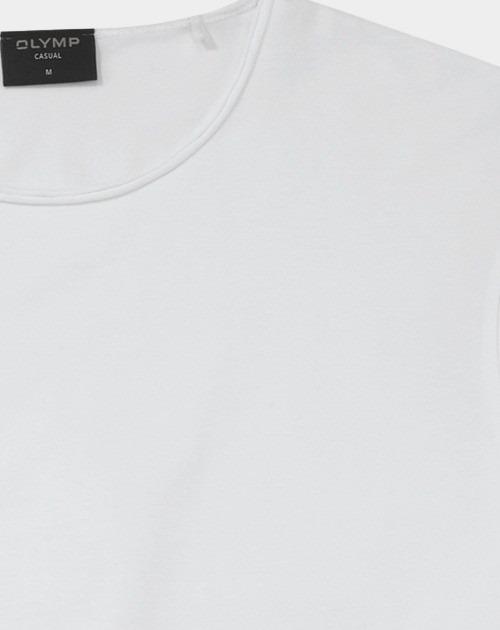 Olymp T-shirt korte mouw Wit T-Shirt CO/EL 560172/00