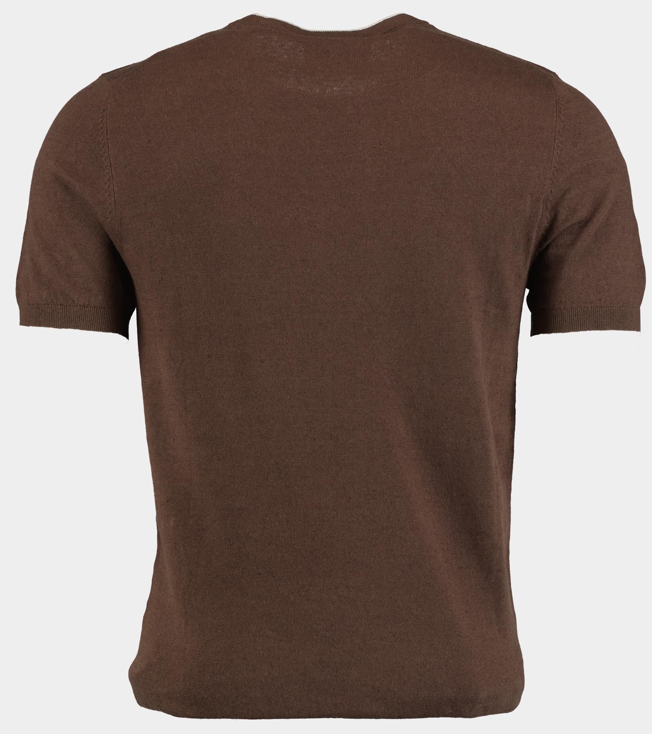 Born With Appetite Pullover Bruin Rome Knitted T-shirt 25108RO13/870 dark brown