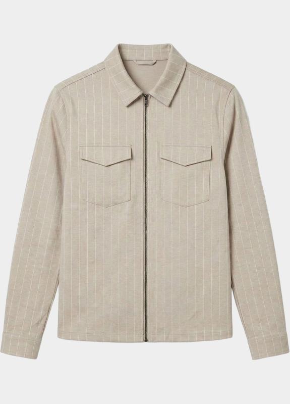 Born With Appetite Overshirt Grijs Boed Shirtjacket BWA26114BO40/2501