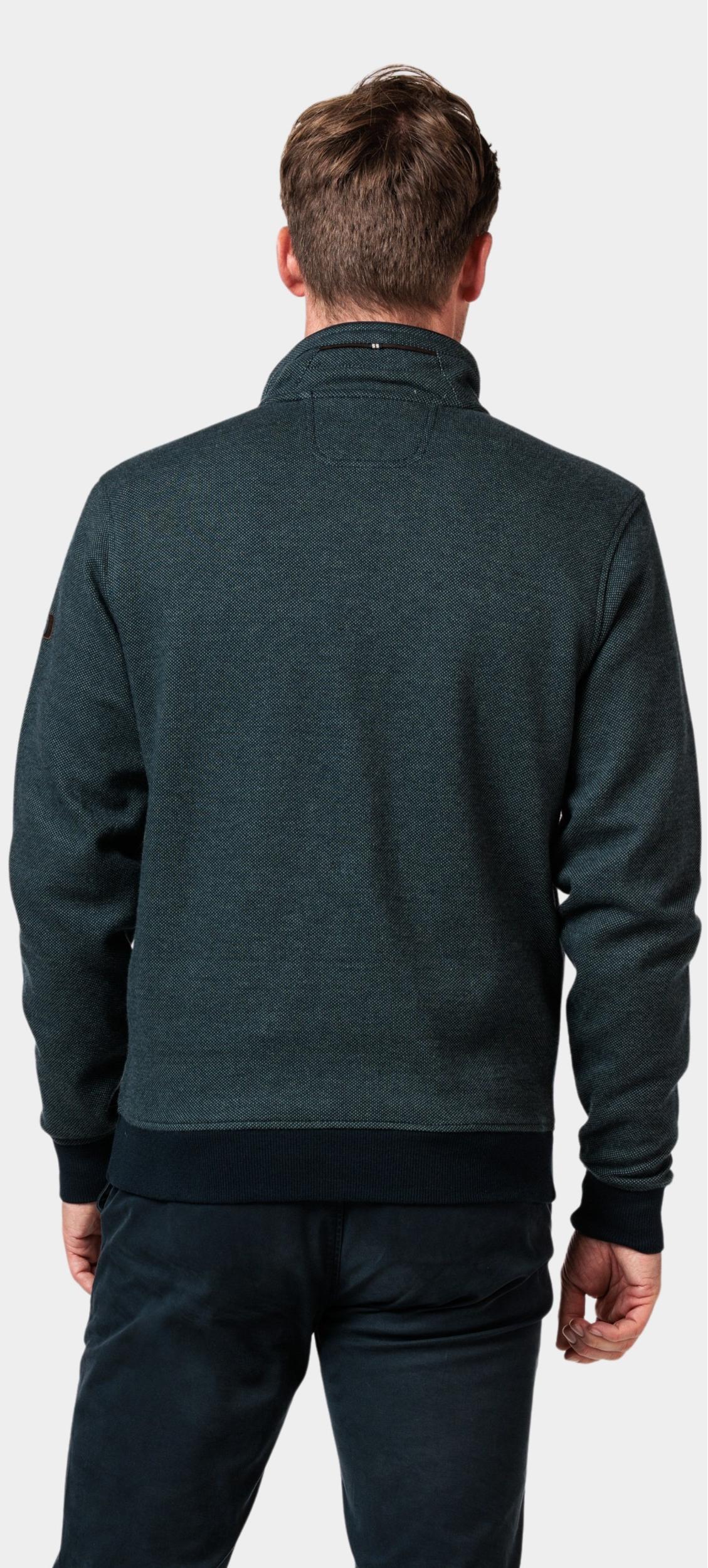 Baileys Sweater Groen Sweatshirt 1/2 zip 323185/78