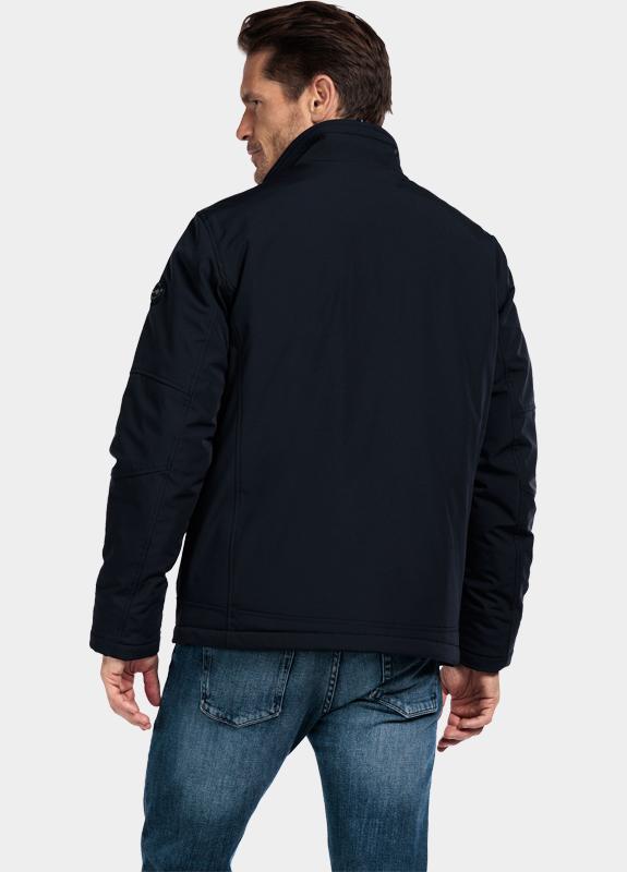 Baileys Winterjas heren Blauw Jacket Zipped sidepockets 522370/60
