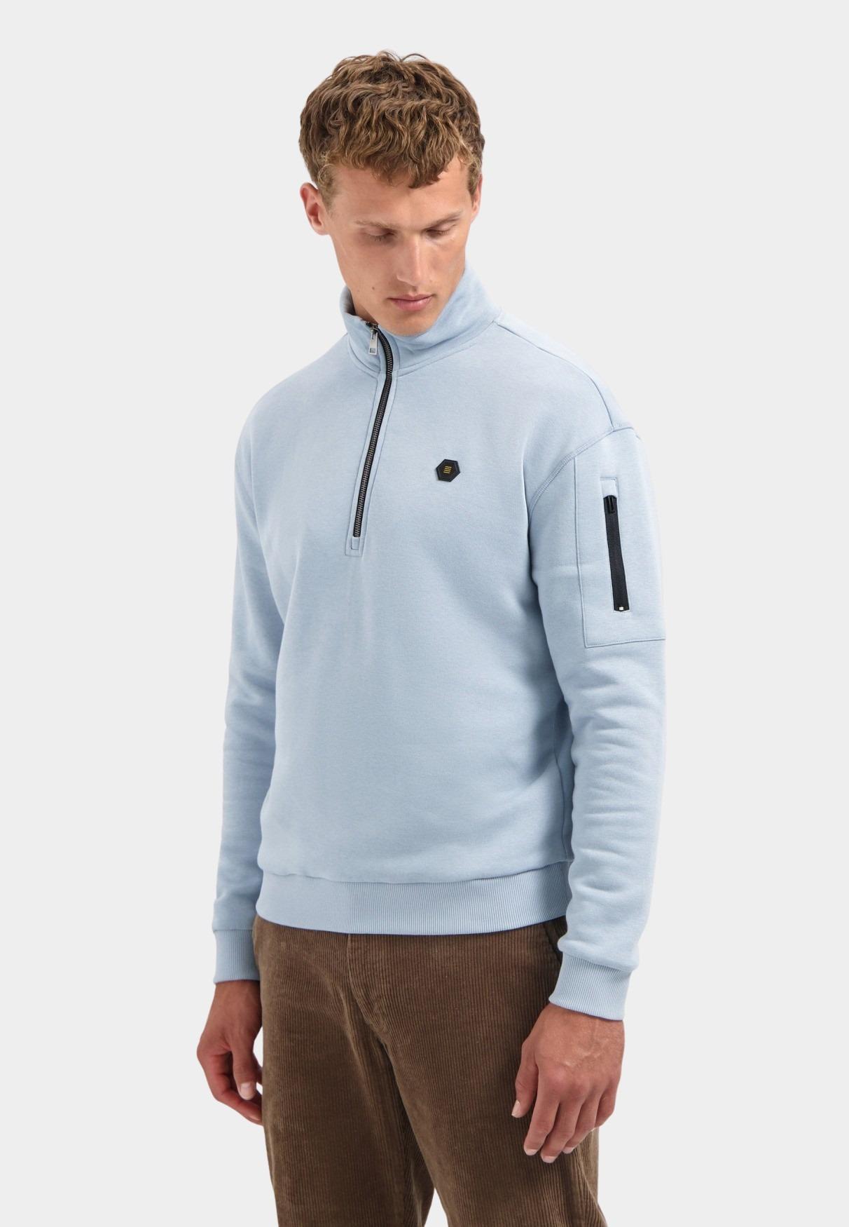 No Excess Half Zip Blauw  29130851/138