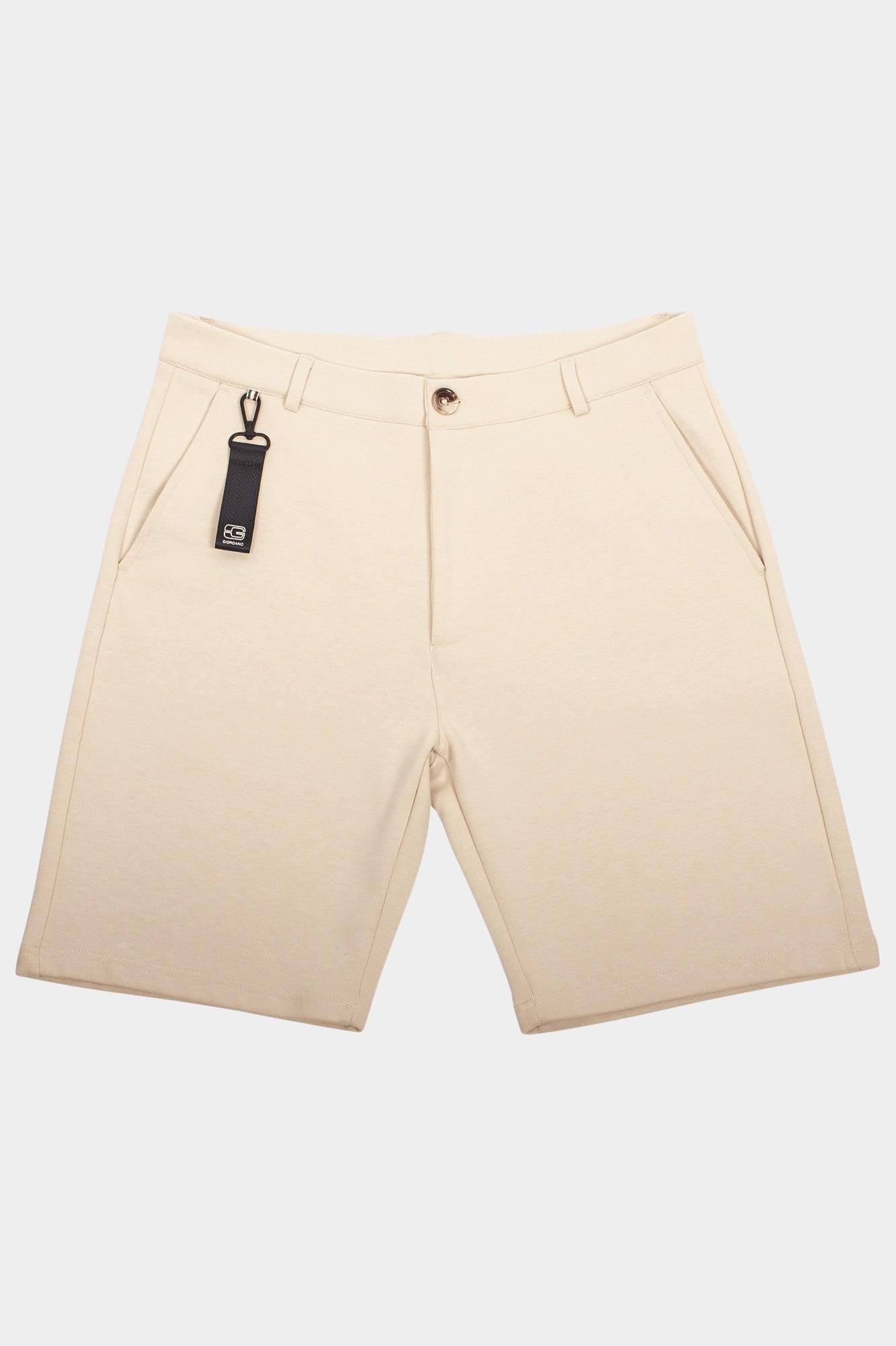 Giordano Korte Broek Wit Isola short Double face knit 511122/81