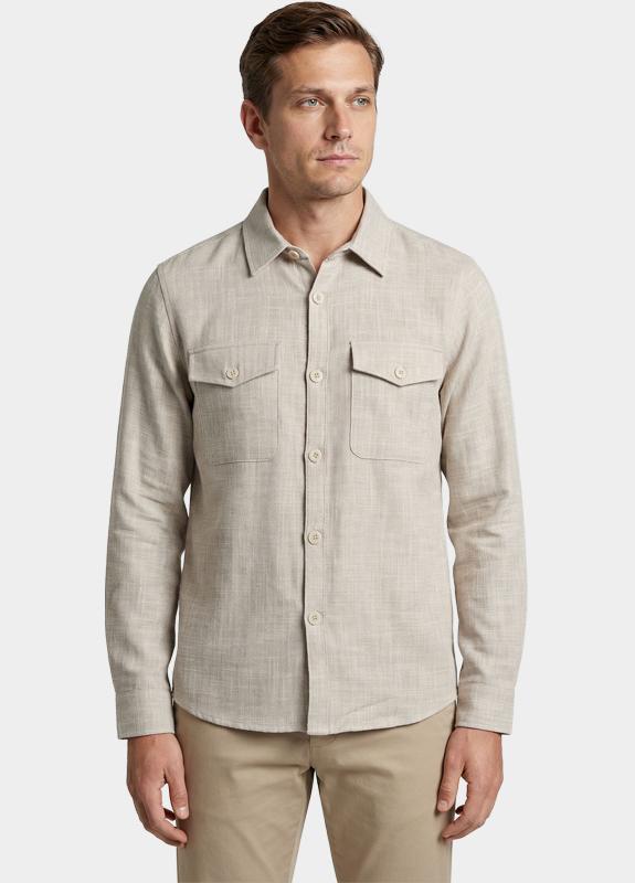 Scotland Blue Overshirt Grijs Duncan Shirtjacket SPE26114DU04SB/2501