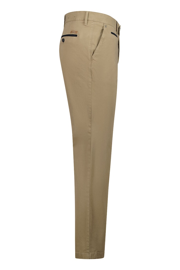 Gardeur Katoenen Broek Beige Hose Flatfront Modern Fit BENNY-3 416861/1017