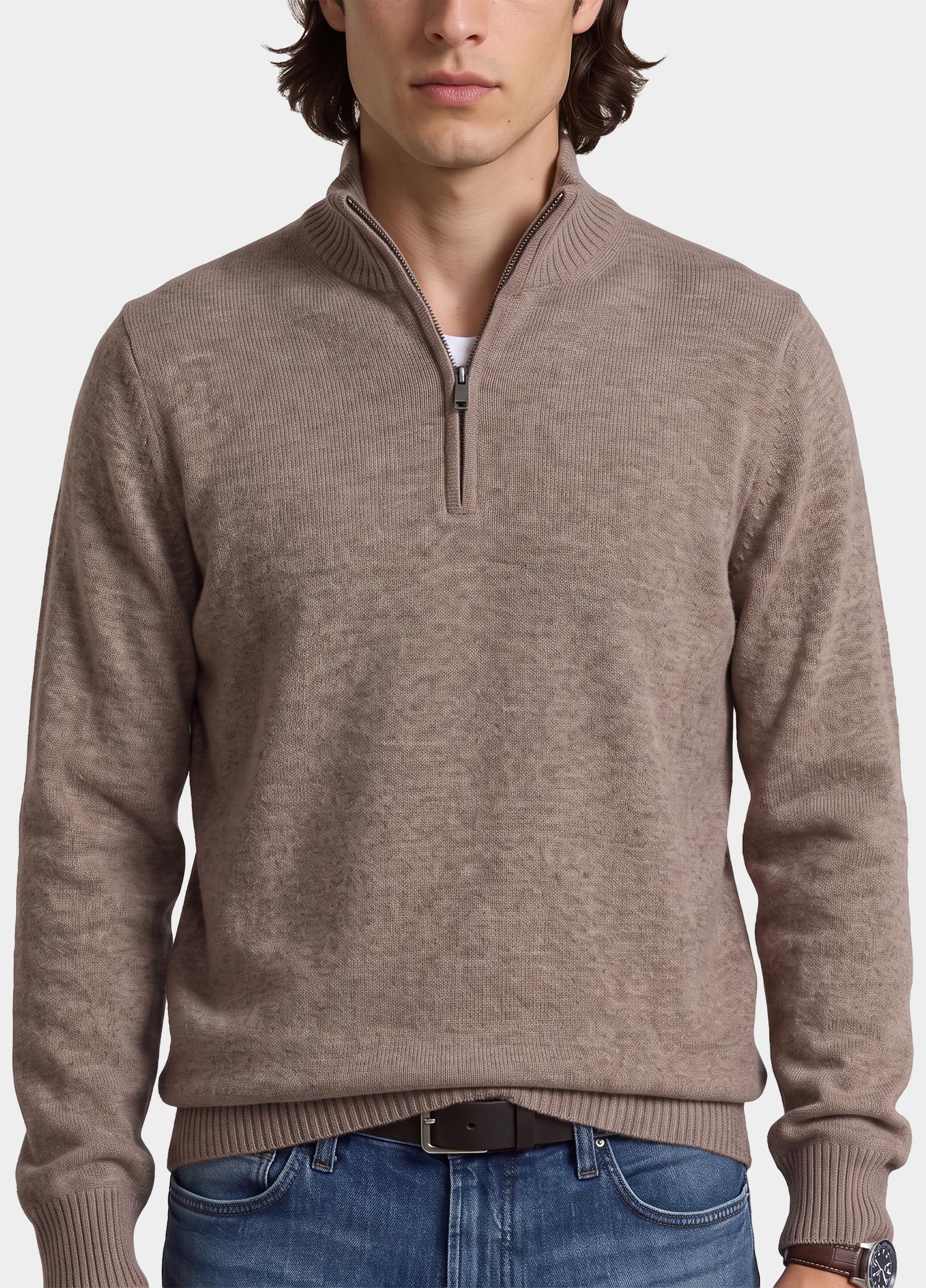 Bos Half Zip Bruin  3042900/653