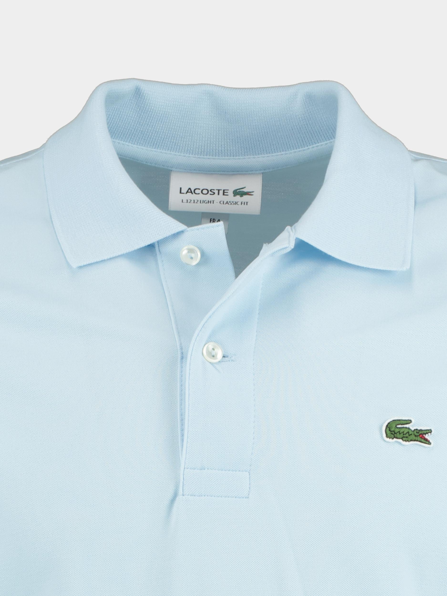 Lacoste Polo korte mouw Blauw Light piqué PH9851/T01