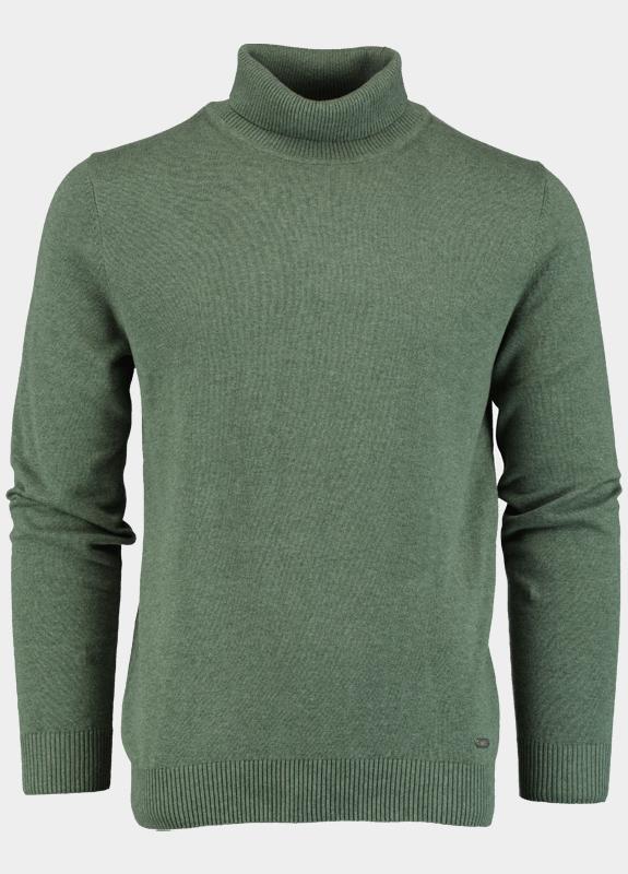 Bos Coltrui Groen Dex Rollneck Pullover Uni 25305DE03/345 sage green