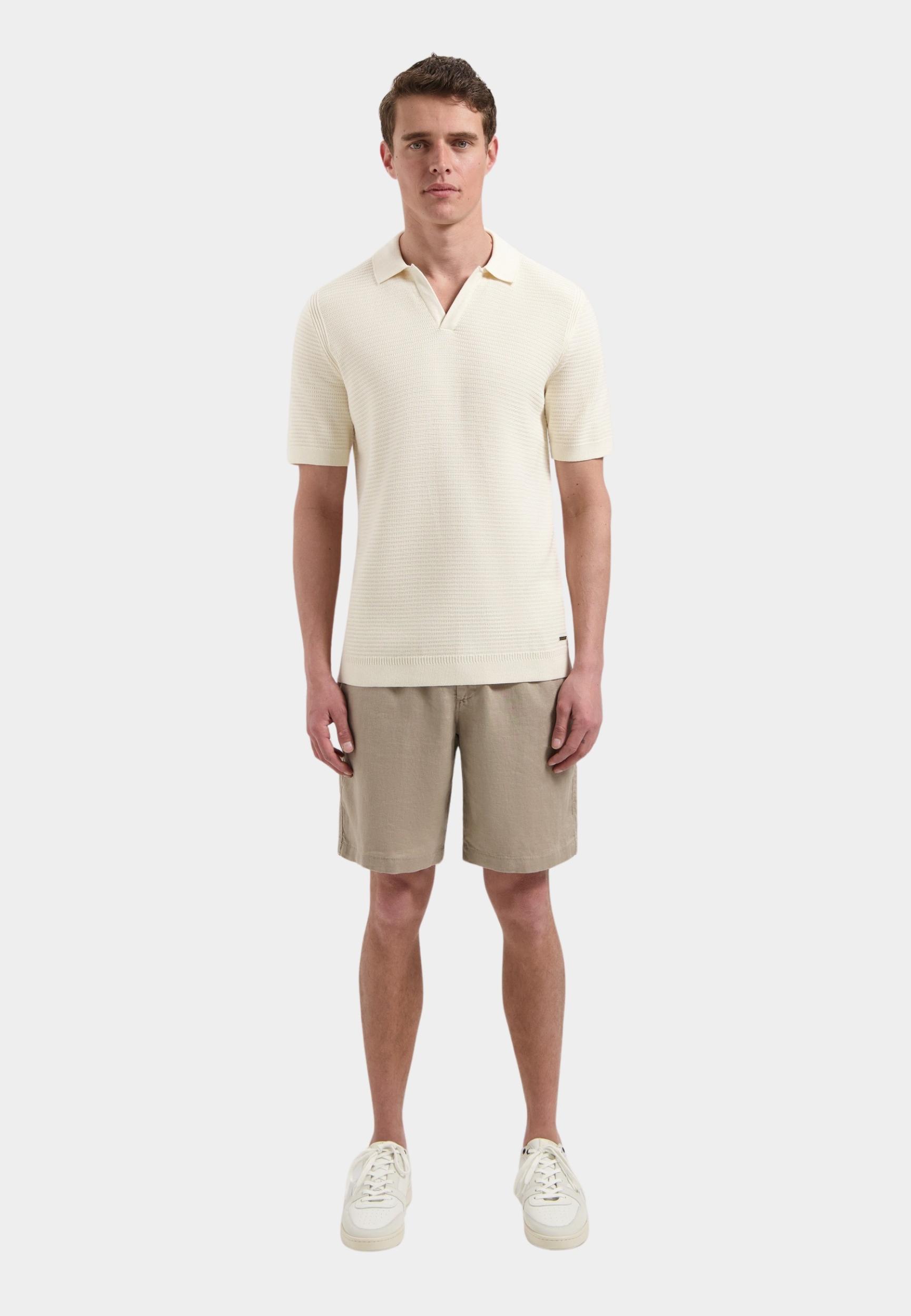 Dstrezzed Polo korte mouw Wit Kostas Polo 421018/102