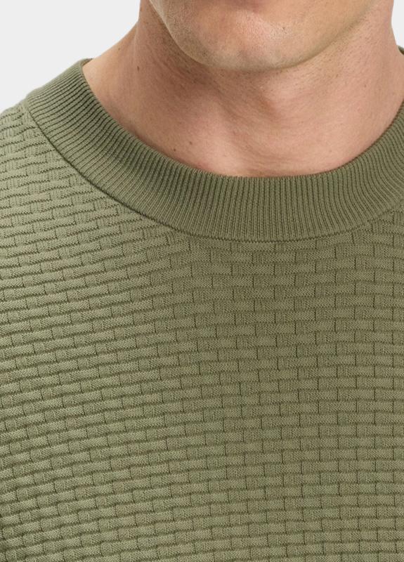 BOSS Black Pullover Groen H-Imberto 10273062 01 50545283/314 BOSS Black Pullover Groen H-Imberto 10273062 01 50545283/314
