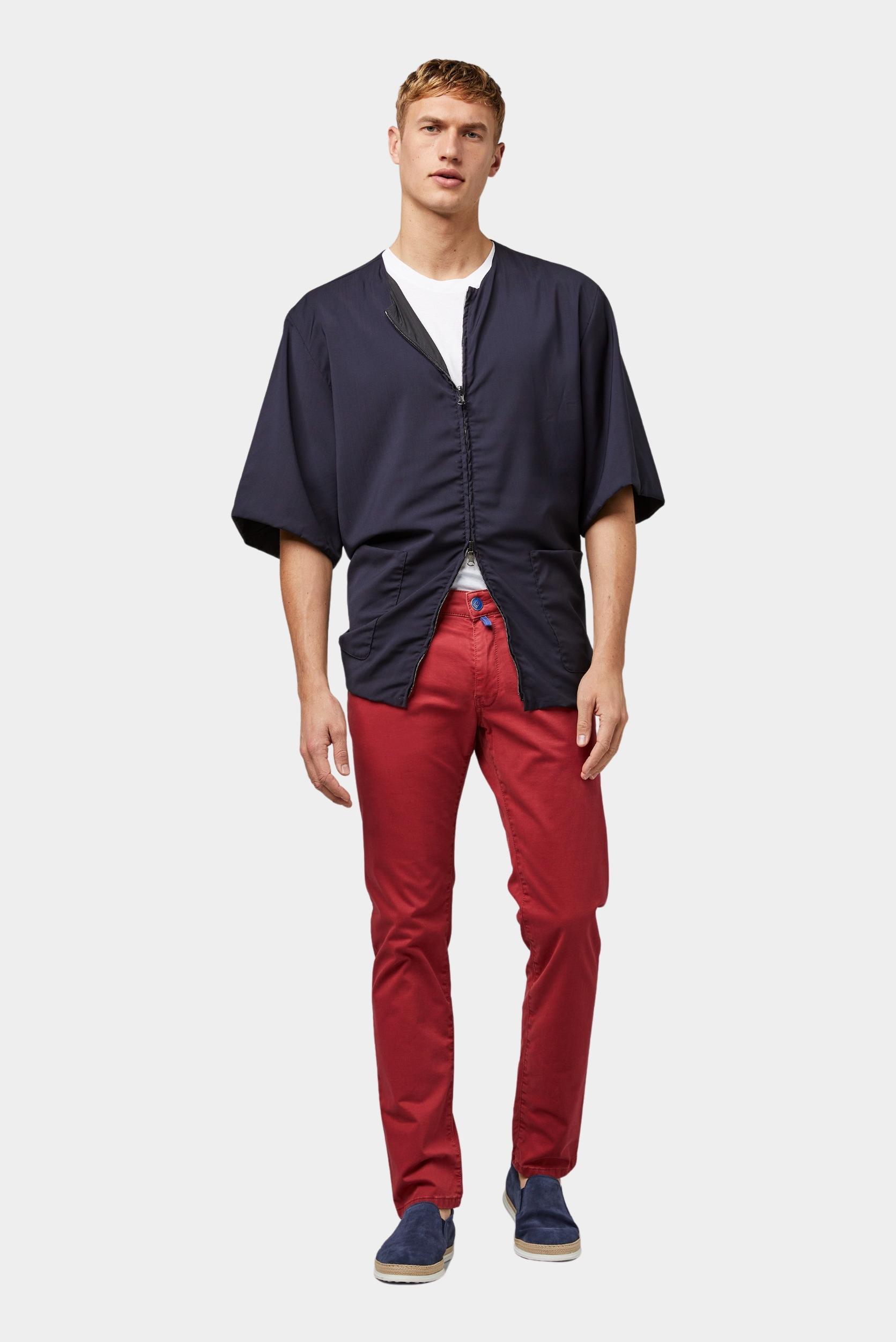 Meyer Katoenen Broek Rood SLIM Art.9-6172 3619617200/55