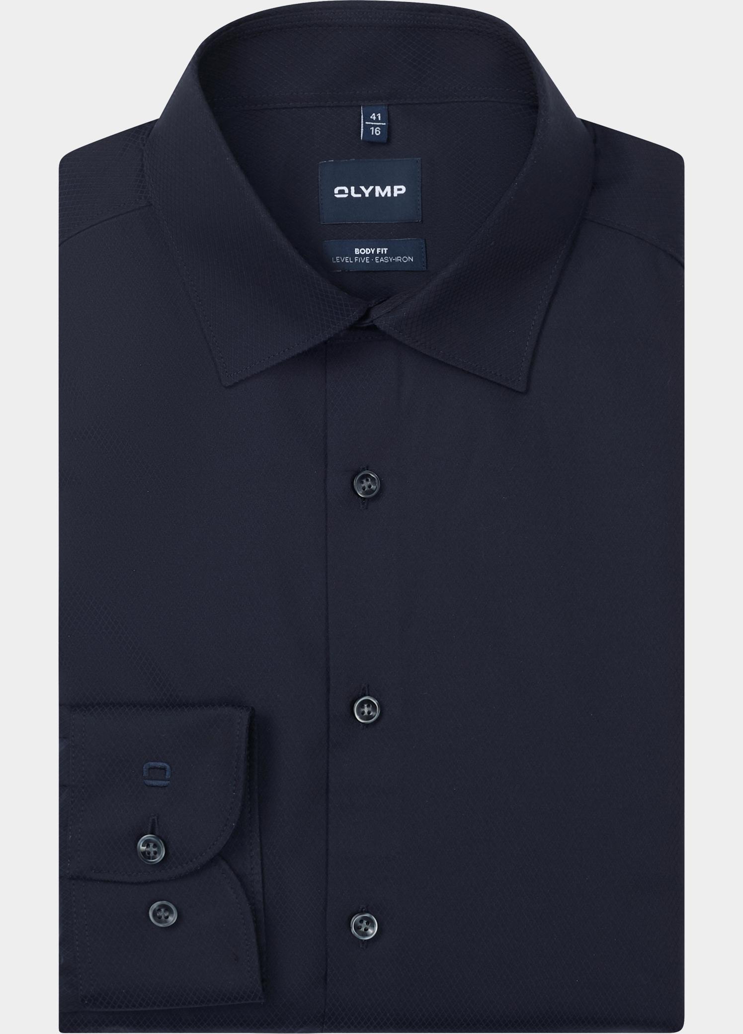 Olymp Overhemd extra lange mouw Blauw Level 5 b.f. D.2204 202629/18