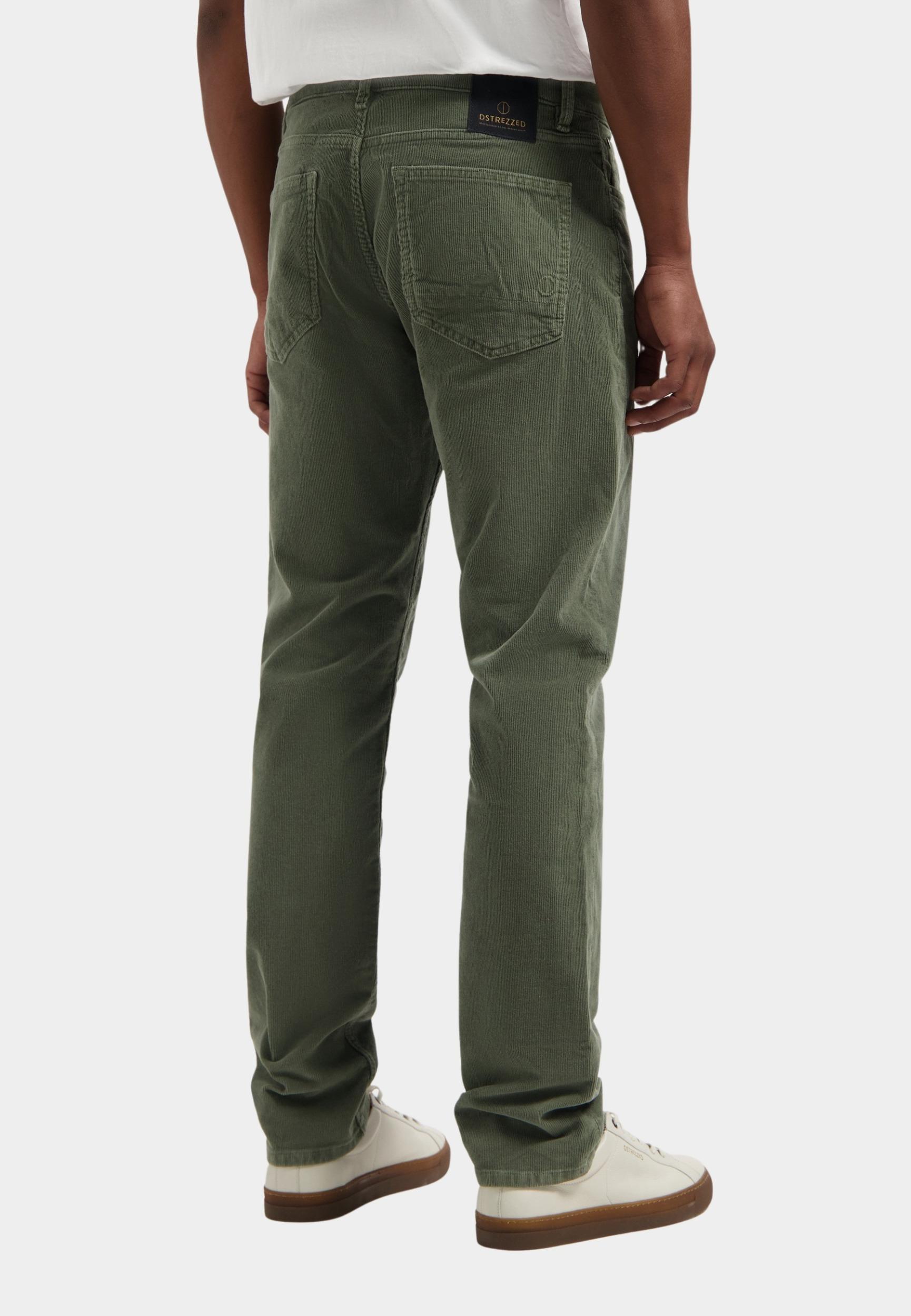Dstrezzed Katoenen 5-Pocket Groen DS_Marlon 5 Pocket 501862-AW25/524