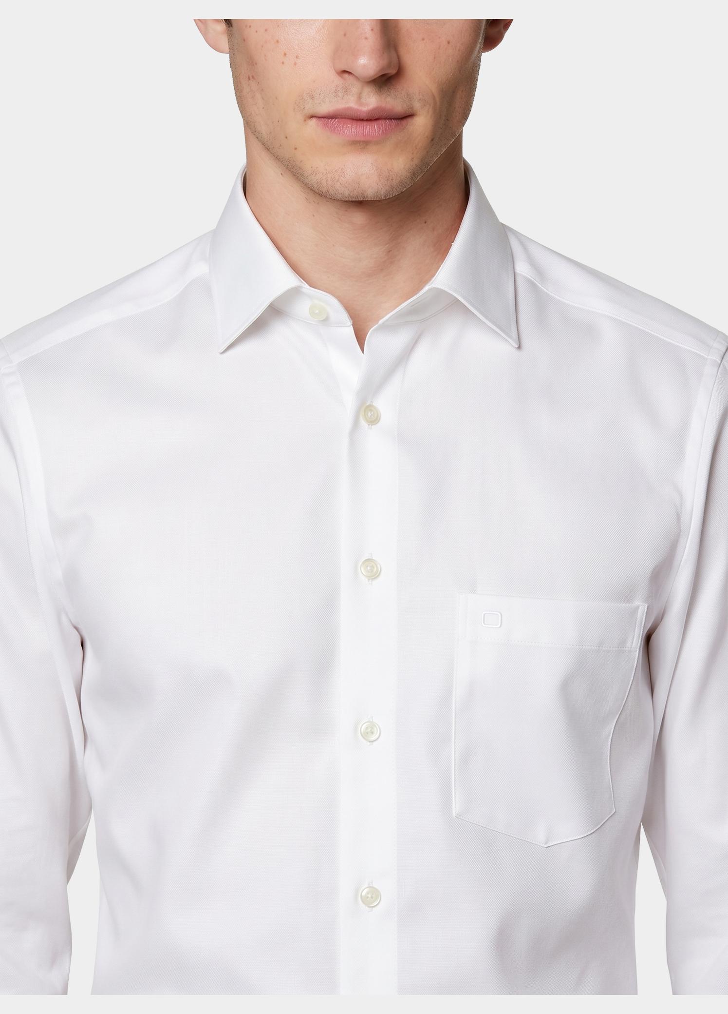 Olymp Business hemd lange mouw Wit modern fit 030064/00