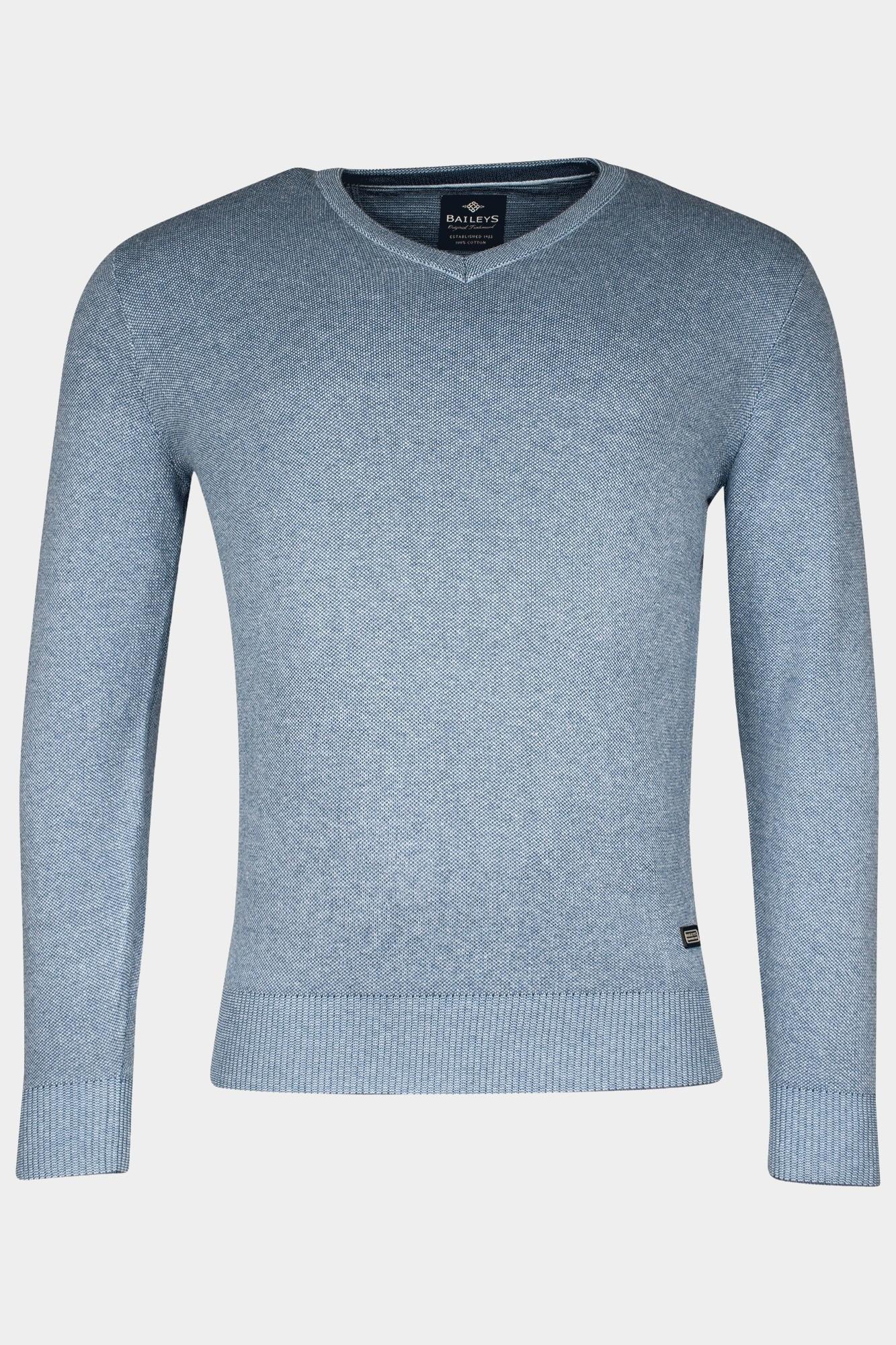 Baileys Pullover Blauw V-Neck 428109/615