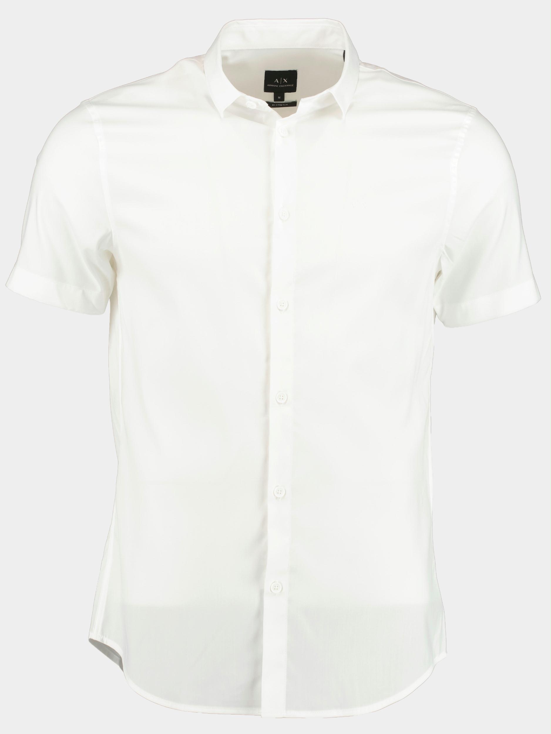 Armani Exchange Casual hemd korte mouw Wit  8NZC51.ZNYXZ/1100
