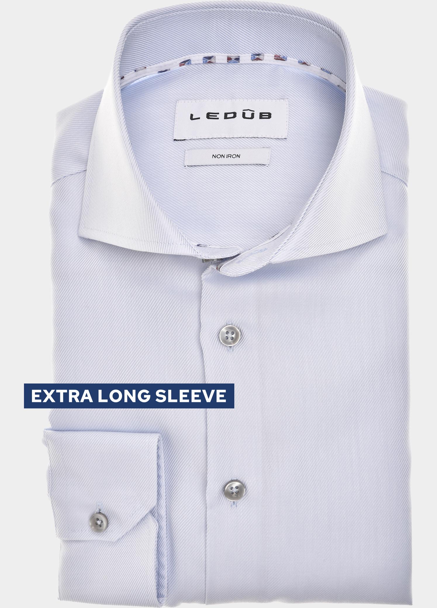 Ledub Overhemd extra lange mouw Blauw  0143516/120-914-000